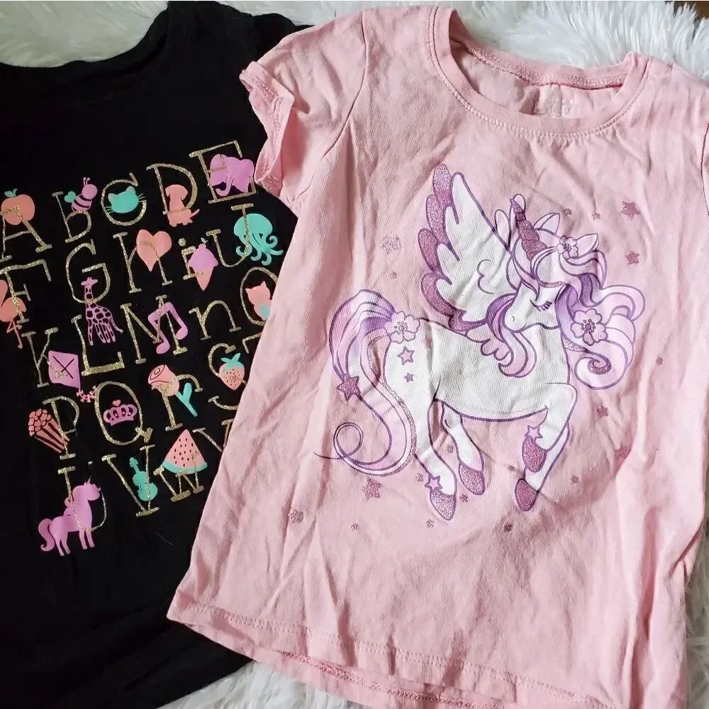 Children's Place Toddler Girl's Pant and Shirt Bundle Size 5T  7 pieces